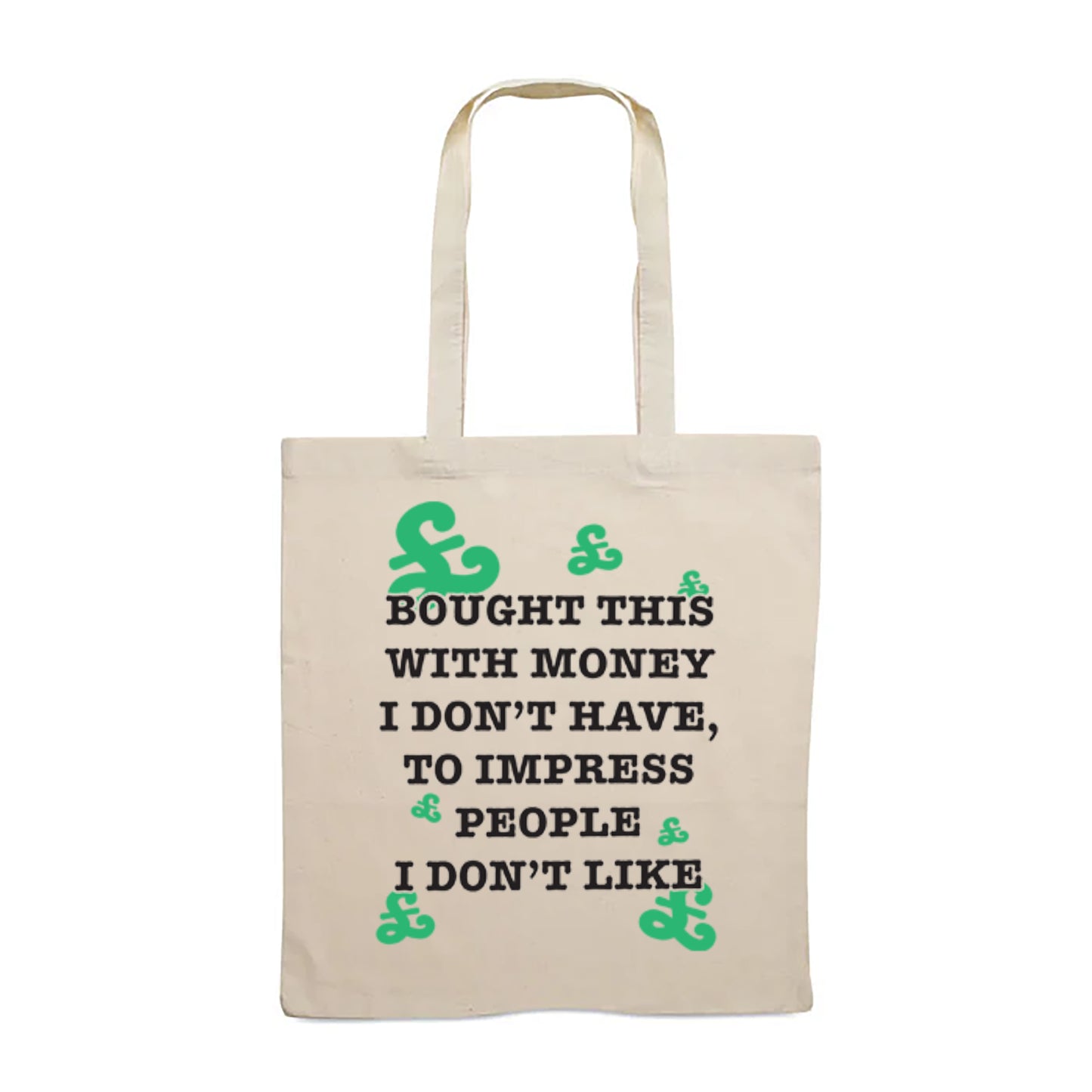 ‘Bought This with Money I Don’t Have’ - Funny Sarcastic Tote Bag
