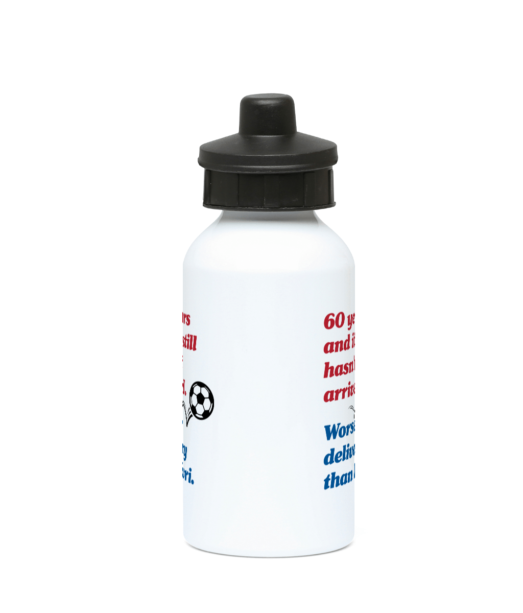 60 Years and It Still Hasn't Arrived 400ml Water Bottle