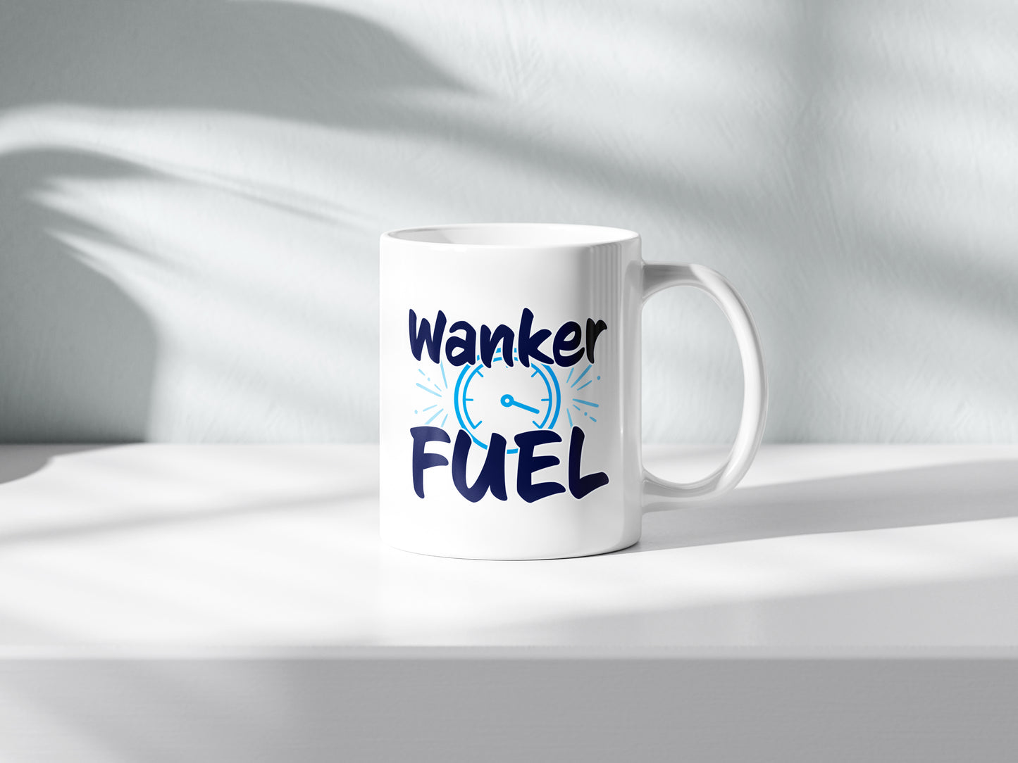 Wanker Fuel Mug – Rude Offensive Coffee Cup