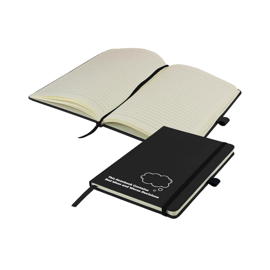 This Notebook Contains Bad Ideas and Worse Decisions - Funny Humour Journal